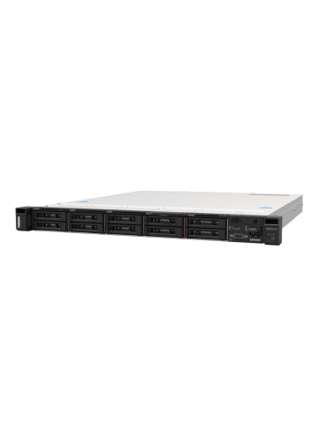 Сървър Lenovo ThinkSystem SR250 V2 Intel Xeon E-2356G 6C, 1x32GB, O/B, 2.5" HS (8), 5350-8I, HS 450W Titanium, XCC Enterprise, Rails - 7D7QA02QEA