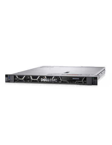 Сървър Dell PowerEdge R450, Intel Xeon Silver 4309Y 8C/16T, 16GB RDIMM 3200MT/s, PERC H755, 5x 1.2TB Hard Drive ISE SAS 12Gbps, iDRAC9 Basic 15G, Dual 700W Titanium PSU, Riser Config 0