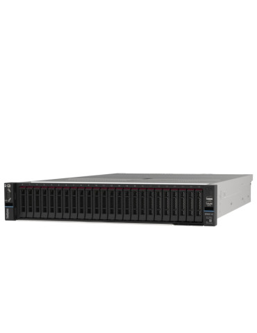 Сървър Lenovo ThinkSystem SR650 V3, Intel Xeon Silver 4509Y 8C, 32GB, 4800MHz 1Rx4 DDR5 RDIMM, 8 SAS/SATA, 9350-8i, 1100W Titanium, 5 Standard Fans, XCC2 Platinum, Toolless V2 Rails - 7D76A05VEA