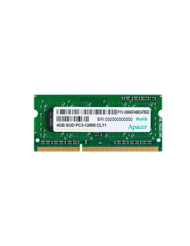 RAM памет Apacer 8GB DDR3 SODIMM 512x8 1333MHz - AS08GFA33C9TBGC