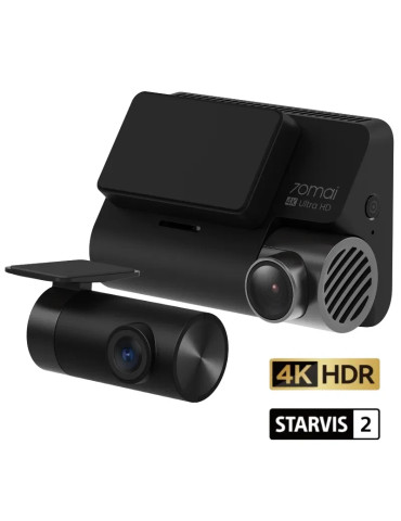 Видео регистратор 70mai Dash Cam 4K HDR Set A810-2, Rear Cam included - 70MAI-A810-2