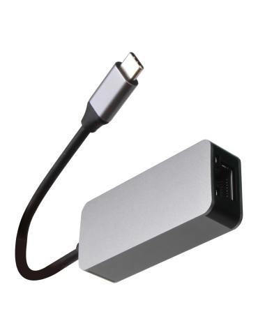 Aдаптер  Vcom USB Type-C to LAN 2500Mbps - DU325MC