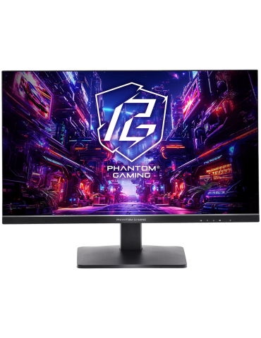 Монитор Asrock PG27QFT1B 27" QHD(2560x1440) IPS, Anti-Glare, 180 Hz, 99% sRGB,1ms (MPRT), AMD FreeSync, 2x 2W, HDMI, DP, Audio Jack