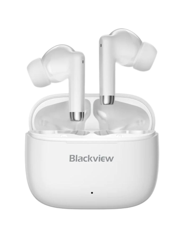 Bluetooth слушалки Blackview AirBuds 4, Battery 35mAh,Charging box battery 400mAh, Bluetooth 5.3, White - BVAIRBUDS4-WH