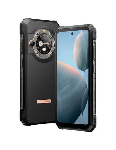 Смартфон Blackview BL9000 12GB/512GB, 6.78" 2.4K FHD  1080x2460 120Hz, Octa-core, 50MP Front/13MP 50MP Back Camera, Battery 8800mAh, Type-C, Android 13, Dual SIM, SD card slot, Black - BVBL9000-B