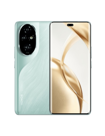 Смартфон Honor 200 Pro Ocean Cyan, EllieP-N39A, 6.78" 120Hz Amoled curved, 2700x1224, Qualcomm Snapdragon 8 Gen 3 Accelerated Edition 5G (1x3GHz 3x3GHz 4x 2GHz), 12GB, 512GB, 50 50 12MP/50MP, 5200mAh, FPT, BT, USB Type-C,Android 14,  AI - powered MagicOS