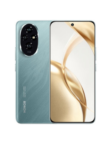 Смартфон Honor 200 Emerald Green, Ellie-N39C, 6.7" 120Hz Amoled curved, 2664x1200, Qualcomm Snapdragon 7 Gen 3 Accelerated Edition 5G  (1x2.63GHz 3x2.4GHz 4x 1.8GHz), 12GB, 512GB, 50 50 12MP/50MP, 5200mAh, FPT, BT, USB Type-C,Android 14, AI - powered Magi