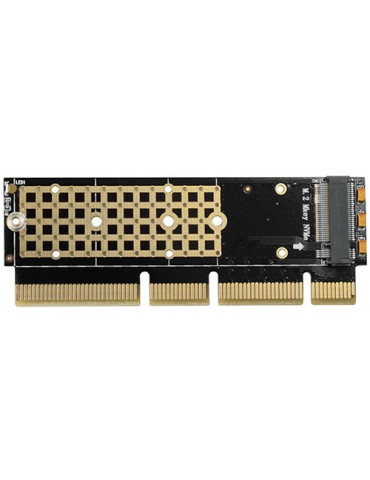 Адаптер Axagon PCEM2-1U PCI-E 3.0 16x - M.2 SSD NVMe, up to 80mm SSD, low profile 1U - PCEM2-1U