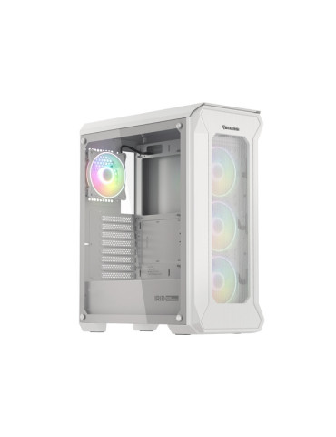 Кутия за компютър Natec Genesis IRID 505 ARGB V2 Midi Tower Window White - NPC-1872