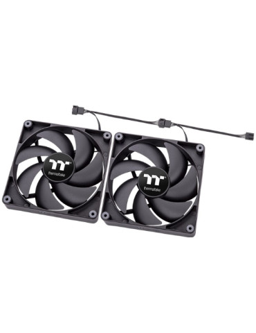 Комплект вентилатори Thermaltake CT120 PC Cooling Fan 2 Pack - CL-F147-PL12BL-A