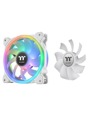 Комплект вентилатори Thermaltake SWAFAN 12 RGB Radiator Fan TT Premium Edition 3 Pack White - CL-F145-PL12SW-A