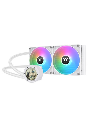 Водно охлаждане за процесор Thermaltake TH280 V2 Ultra ARGB Sync CPU Liquid Cooler Snow Edition - CL-W406-PL14SW-A