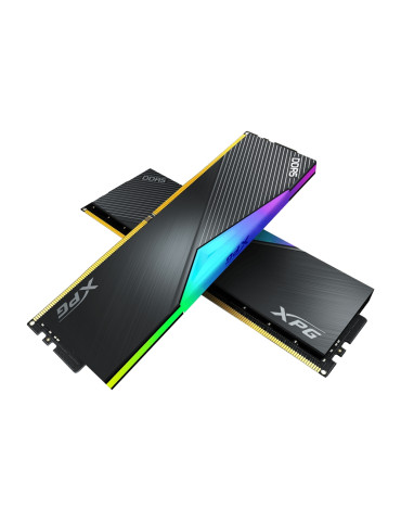 RAM памет Adata 32GB (2x16GB) DDR5 5600MHz LANCER RGB, U-DIMM Black - AX5U5600C3616G-DCLARBK