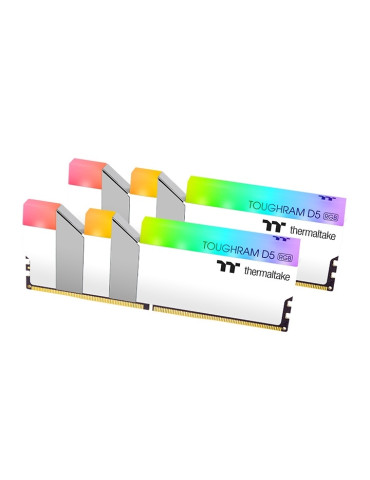 RAM памет Thermaltake 32GB (2x16GB) DDR5 6400MHz TOUGHRAM RGB, U-DIMM White - RG32D516GX2-6400C32A