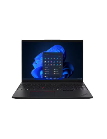 Лаптоп Lenovo ThinkPad L16 G1 Intel Core Ultra 7 155U, 16" WUXGA (1920x1200) IPS AG, 32GB DDR5, 1TB SS, 5MP Cam, Backlit KB, Black, WLAN, BT, SCR, FPR, Win 11 Pro - 21L3002XBM