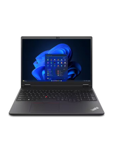 Лаптоп Lenovo ThinkPad P16v G2 Intel Core Ultra 7 155H, 16" WQUXGA (3840x2400) IPS AG, 32GB DDR5, 1TB SSD, Nvidia RTX 1000/6GB, 5MP Cam, Color Calibration, Backlit KB, WLAN, BT, FPR, Win 11 Pro - 21KX000QBM