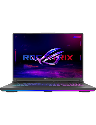 Лаптоп Asus ROG Strix G18 G814JIR-N6002, Intel i9 14900HX, QHD  16:10 2560 x 1600, WQXGA, 240Hz, 32GB DDR5, 1TB SSD, Nvidia RTX 4070 8GB DDR6, WiFi 6, RGB Per-Key Kbd, No OS, Eclipse Gray - 90NR0ID6-M00470