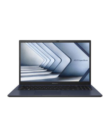 Лаптоп Asus ExpertBook B1 B1502CVA-BQ2365, Intel Core I5-1335U, 15.6" FHD IPS(1920x1080), 16GB DDR4, 512GB SSD, VGA, HDMI, RJ45, NO OS, Black - 90NX06X1-M02V30