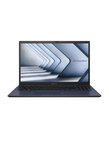 Лаптоп Asus ExpertBook Essential Intel B1502CVA-BQ2266X, Intel I7-1355U, 15.6" FHD IPS(1920x1080), 16GBDDR4, 512GB SSD, VGA, HDMI, RJ45, Win 11 Pro, Backpack, Black - 90NX06X1-M02RR0