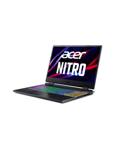 Лаптоп Acer Nitro 5, AN515-58-72NW, Intel Core i7-12650H, 15.6" QHD IPS 165Hz, 16GB DDR5, 1TGB SSD, GeForce RTX 4060 8GB GDDR6, INTEL 2X2 AX BT Killer 1650i, KB Backlight, No OS, Black - NH.QM0EX.01P