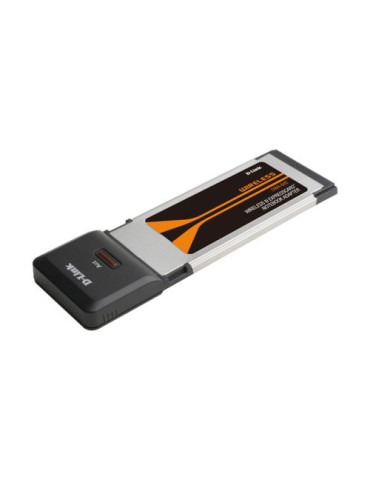 Мрежови адаптер D-Link DWA-643, 300 Mbit/s, Wireless Xtreme N, Notebook ExpressCard