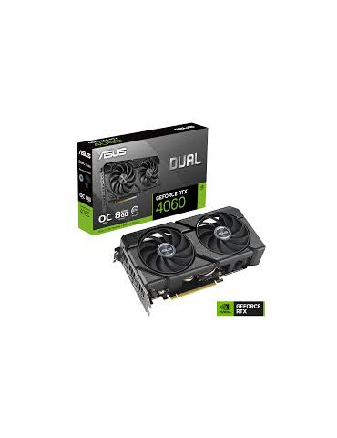 Видео карта Asus DUAL GeForce RTX 4060 EVO OC 8GB GDDR6 - DUAL-RTX4060-O8G-EVO