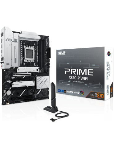 Дънна платка Asus PRIME X870-P WIFI, AM5, DDR5 - 90MB1IS0-M0EAY0