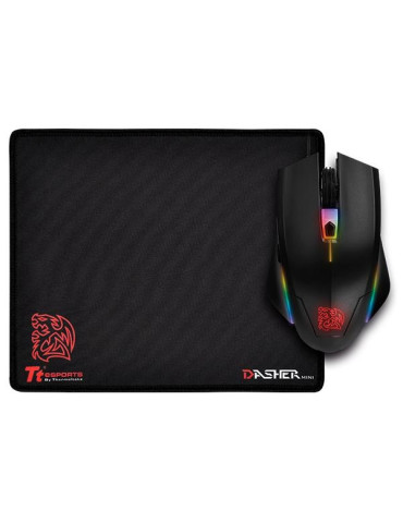 Геймърски комплект мишка и пад Thermaltake Talon Elite RGB - MO-TER-WDOTBK-01