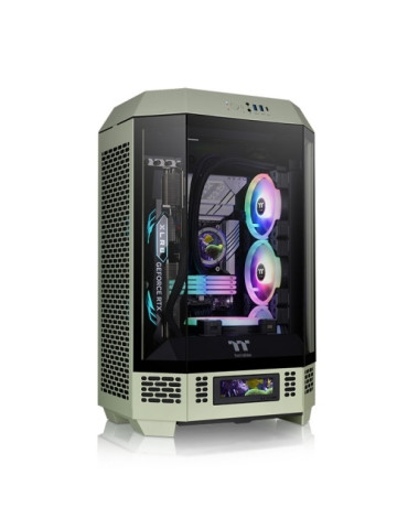 Кутия за компютър Thermaltake Tower 300 Matcha Green - CA-1Y4-00SEWN-00