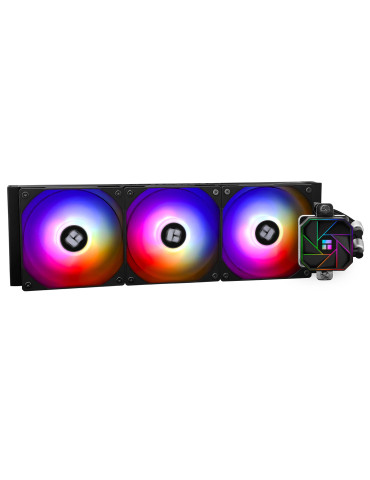 Водно охлаждане за процесор Thermalright Aqua Elite 360 Black A-RGB V3, LGA1851/LGA1700/AM5 - AQUA-ELITE-360-BK-ARGB-V3