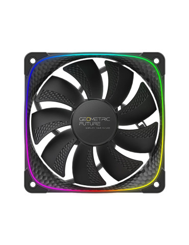 Вентилатор Geometric Future Squama 2503R, REVERSE Fan, 120mm, ARGB, Black - 1F2503R112001