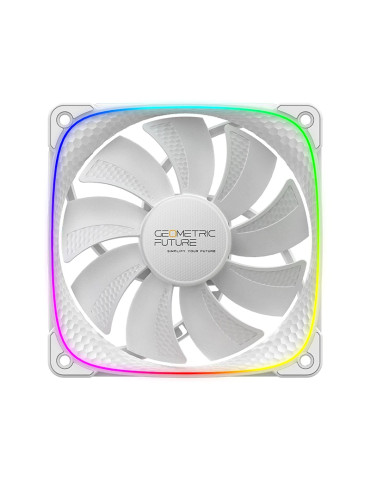 Вентилатор Geometric Future Squama 2503R, REVERSE Fan, 120mm, ARGB, White - 1F2503R112011