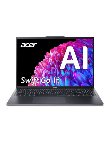 Лаптоп Acer SWIFT SFG16-72-5657, Intel Core Ultra 5 125U, 16" 16:10, 16GB LPDDR5X RAM, 512GB SSD, Intel Graphics, Win 11 Home - NX.KVPEX.005