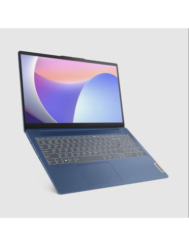 Лаптоп Lenovo IdeaPad Slim 15, Intel Core i3-N305, 15.6" FHD AG, 8GB DDR5 RAM, 256GB SSD, Integrated Intel UHD Graphics, Free DOS - 82XB008QBM