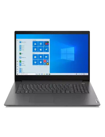 Лаптоп Lenovo V17 G4, Intel Core i7-1355U, 17.3" FHD (1920x1080) IPS AG, 16GB DDR4 RAM, 512GB SSD, Intel Iris Xe Graphics, BKLT KB, Iron Grey, FPR, DOS - 83A20026BM