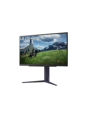 Монитор LG 27GS85Q-B, 27", UltraGear QHD Nano IPS, 1ms, AG, QHD, 200Hz, HDR 400, DCI-P3 98%, USB3.0 (1up/2down), AMD Free-sync, NVIDIA G-Sync, HDMI, DP, Black