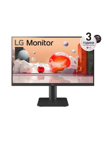 Монитор LG 24MS550-B, 23.8" IPS, AG, 5ms, 100Hz, FullHD, NTSC 72%, Reader Mode, HDMI, Speaker 2W x 2, Reader Mode,  Black