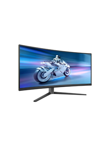 Монитор Philips 34M2C6500, 34" Curved 1800R QD-OLED, 3440x1440@175Hz, 0.03ms GtG, 1000 nit, Mega Infinity DCR, Adaptive Sync, FlickerFree, LowBlue Mode, HDMI, DP, USB hub - 34M2C6500/00