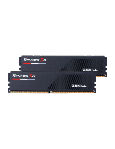 RAM памет G.SKILL 64GB(2x32GB) DDR5 6000MHz CL30 Ripjaws S5 Black, Intel XMP - F5-6000J3040G32GX2-RS5K