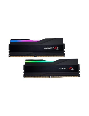 RAM памет G.SKILL 32GB (2x16GB) DDR5 6800MHz CL34 Trident Z5 Black RGB, Intel XMP - F5-6800J3445G16GX2-TZ5RK