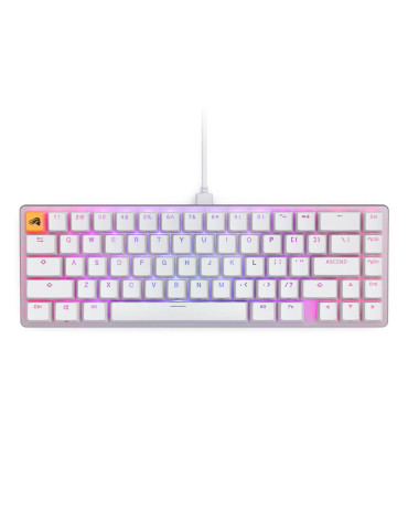 Геймърска механична клавиатура Glorious GMMK 2 White Compact- Fox Switches US-Layout - GLO-GMMK2-65-FOX-W