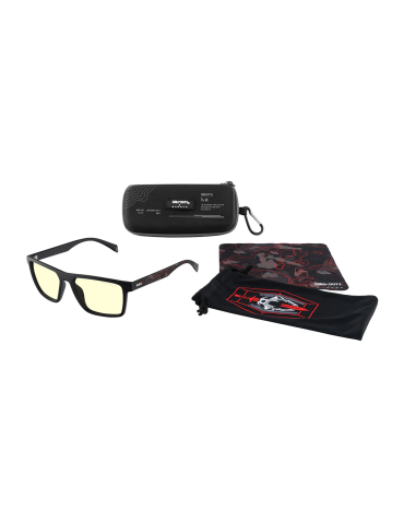 Комплект гейминг очила с калъф GUNNAR x Call of Duty Alpha Edition - Onyx/Infrared - Amber  - ALP-04901