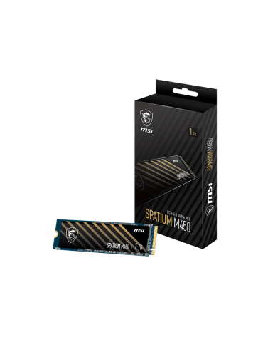 SSD диск MSI 1TB SPATIUM M450 PCIe 4.0 NVMe M.2, W/R: 3600/3000 MB/s - S78-440L980-P83