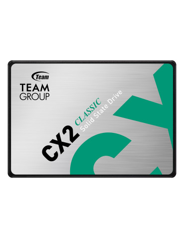 SSD диск Team Group 2TB  CX2, SATA 6Gb/s, 2.5", W/R: 540/ 490MB/s - T253X6002T0C101