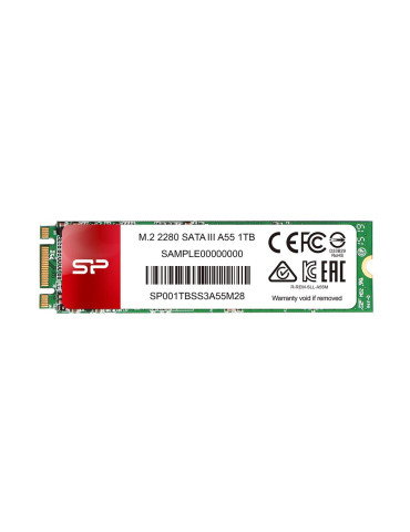 SSD диск Silicon Power 1TB A55, M.2 2280, 2.5", SATA - SP001TBSS3A55M28