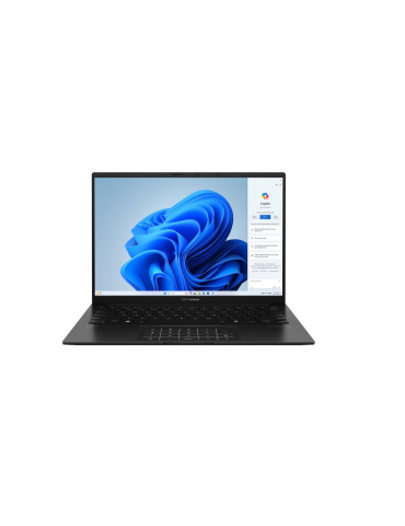 Лаптоп Asus ZookBook 14 OLED UM3406HA-QD092, AMD Ryzen 7 8840HS, 14" 16:10, 16GB RAM, 512GB SSD, AMD Radeon Graphics - 90NB1271-M00500