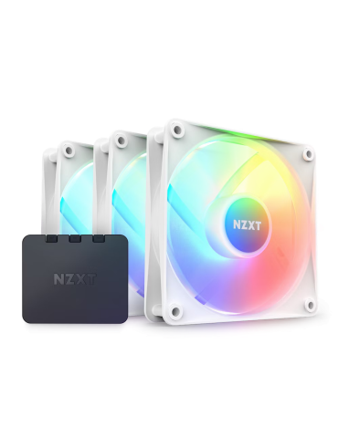 Комплект вентилатори NZXT F120 RGB Core, 3 x 120mm, RGB Контролер - RF-C12TF-W1