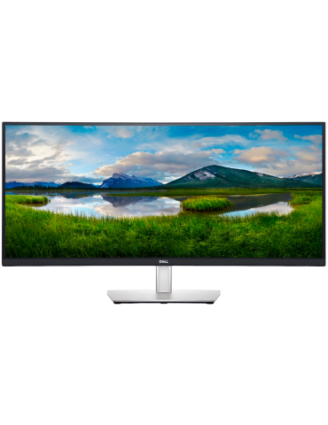 Монитор Dell P3424WE Curved, 34", WQHD 3440x1440, 3800R, IPS, AG, 3H Hard Coating, Comfort V, Touchscreen, DP, HDMI,  USB-C Hub, LAN