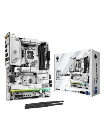 Дънна платка AsRock Z890 STEEL LEGEND WIFI, DDR5, WIFI, LGA1851