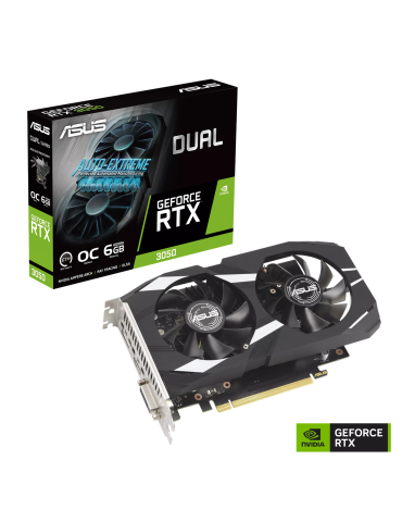 Видео карта Asus Dual GeForce RTX 3050 OC Edition 6GB GDDR6 - DUAL-RTX3050-O6G